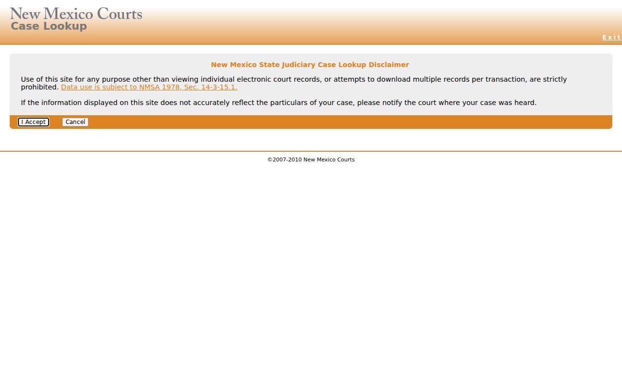 San Miguel County criminal case search in New Mexico Case Lookup