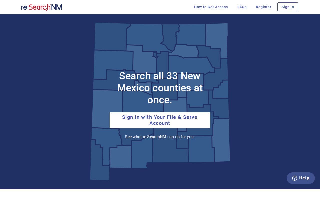 San Miguel County criminal court records access through re SearchNM