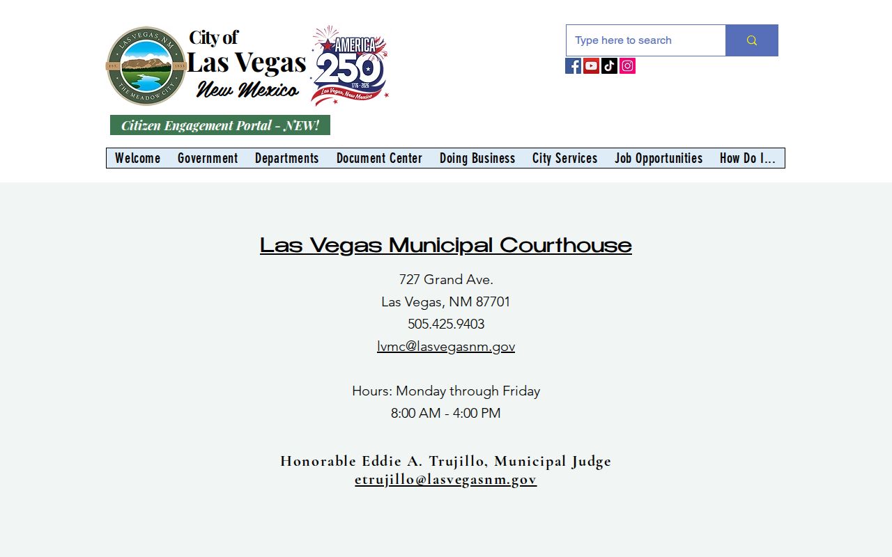 Las Vegas criminal history Municipal Court records channel