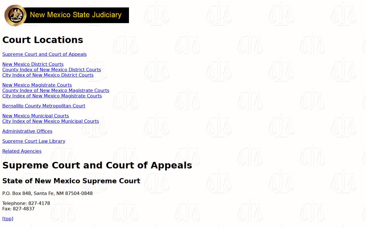 Pecos criminal history legacy Municipal Court directory record